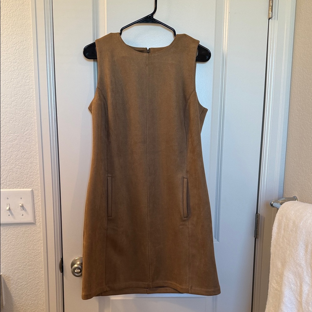 LOFT Faux Suede Mini Pocket Dress - FINAL PRICE